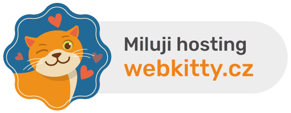 odznak webkitty miluji hosting webkitty